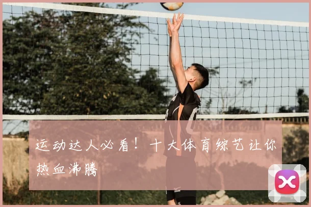 运动达人必看！十大体育综艺让你热血沸腾